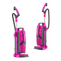 Pink And Black Upright Vacuum Cleaners For Household Daily Cleaning Appliances