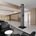 Lobby Hall 3d model