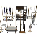 Various Stylish Clothes Racks With Hanging Clothes And Functional Designs For Home