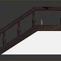 Stairs Interior Design With Red Carpet Brown Railing And White Steps
