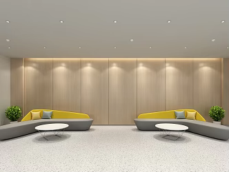 Sofa Leisure Sofa Combination Sofa Shaped Sofa Round Sofa Coffee Table Reception Sofa 3d model
