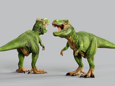 Modern reptile dinosaur Tyrannosaurus rex 3d model