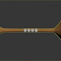 Household Decorative Brass Trumpet With Valves On Black Surface And Reflection