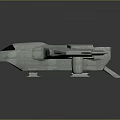 Futuristic Silver Aircraft Model With Sleek Wings And Metallic Design