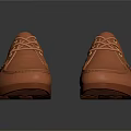 Orange Lace Up Casual Shoes With Classic Style For Daily Wear And Comfort