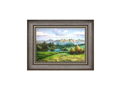 Picture Frame Photo Frame Oil Painting Landscape Painting Decorative Painting Wooden Frame Decorative Painting European Style Picture Frame European Style Picture Frame Classical Picture Frame model