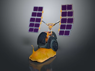 Snail Shaped Solar Powered Daily Electrical Appliance With Innovative Design And Efficient Panels 3d model
