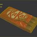 Nestle KitKat Delicious Chocolate Bar in Red Packaging with Break Slogan and Crispy Layers