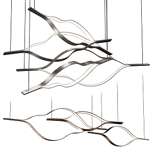 Modern chandelier 3d model