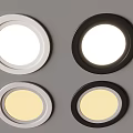 Recessed Spotlights White And Black With Warm White Light Modern Design Ceiling Lights For Home