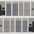Multiple Refrigerator and Freezer Designs with Different Door Styles and Neutral Color Options