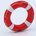 swimming ring life buoy 3d model