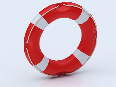 swimming ring life buoy 3d model