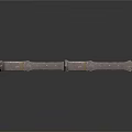 Three Arm Metal Support Bracket Durable Industrial Grade Structure with Mounting Holes