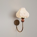 French retro antique wall lamp 3d model