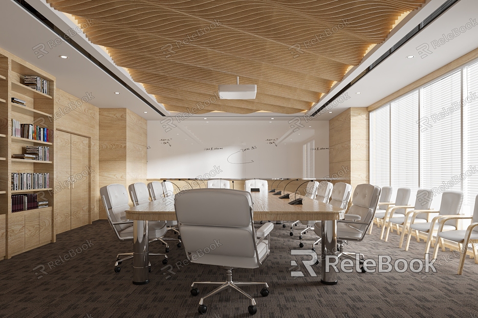 Modern Meeting Room Meeting Table and Chair model