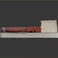 Wooden Cutting Board With Sausages Cheese And Meat Slices For Kitchen Use