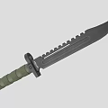 Dagger Sabre Tool Knife Field Dagger Military Dagger Knife Low Face Number Low Model Simple Model Game Next Era Movie and TV Level Super Realism 3d model