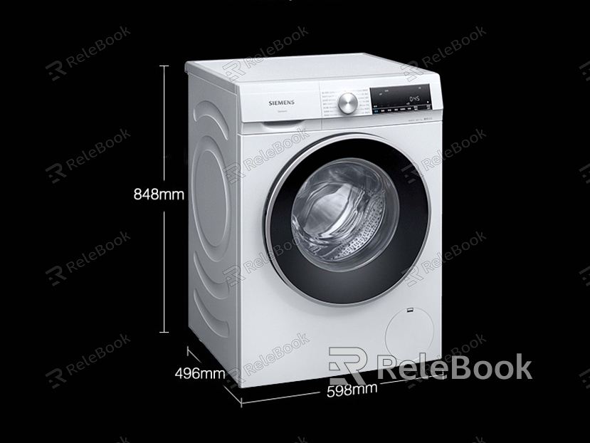 Modern washing machine washing machine Siemens ultra-thin model