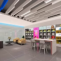 China Mobile 5G Plus Digital Store With Modern Mobile Devices Showcase 3d model