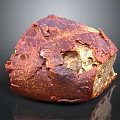 Freshly Baked Rustic Bread With Cracked Crusty Brown Surface And Artisan Texture 3d model