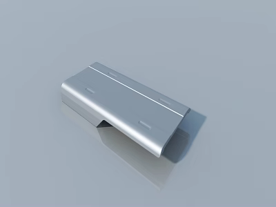 Modern Aluminum Swing Door With Sleek Surface For Home Office Use 3d model