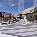 Contemporary Commercial Complex With UNIQLO Retail Store Courthouse Park Plaza And Modern Design