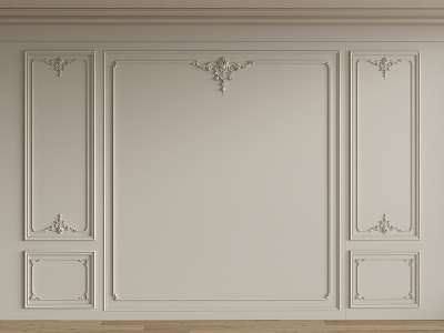 French plaster line 3d model