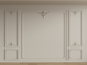 French plaster line 3d model