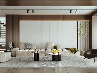 modern living room model