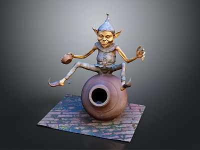Modern Game Character Elf Pokemon Pokemon Cartoon Elf 3d model