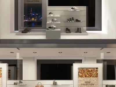 Modern Window Commercial Window 3d model