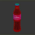 Kvass Khoroshy Beverage In Red Glass Bottle With Maroon Liquid And Red Cap