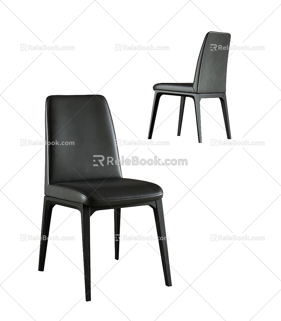 Modern Dining Chair 3d model