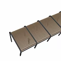 Modern Corridor Frame Curved Corridor Frame Flower Frame 3d model