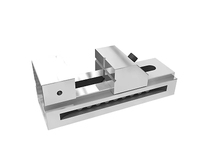 Heavy Duty Metal Bench Vise With Adjustable Jaw And Stable Base 3d model