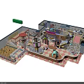 Colorful Kids Playground Design With Slides Activity Areas And Interactive Play Structures