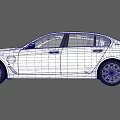 White BMW Luxury Sedan With Sleek Exterior Design And Modern Features