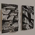 Natural Stone Wall Decor Panels With Irregular Textured Design For Home