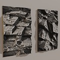 Rock pendant wall decoration 3d model