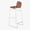 Modern Bar Chair Modern Chair Leisure Chair Bar Chair Bar Stool Stool Bench Stool Round Stool 3d model