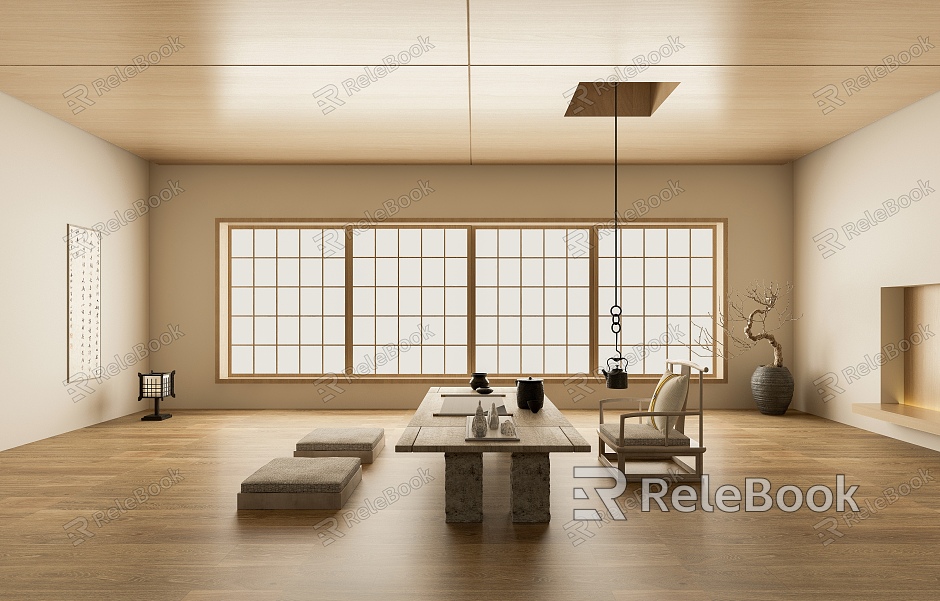 Japanese Tea Room model