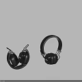 Modern Over Ear Leather Headphones With Comfortable Ear Cups And Metal Accents Design