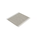 Wooden Floor Components With Natural Grain And Light Gray Surface Texture