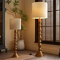 Modern Floor Lamp Italian Style Floor Lamp French Style Retro Floor Lamp 3d model