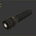 Flashlight flashlight military flashlight lighting tools tactical flashlight charging flashlight 3d model