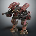 Industrial LOFT Robot Machine Warrior Machine Warfighter 3d model