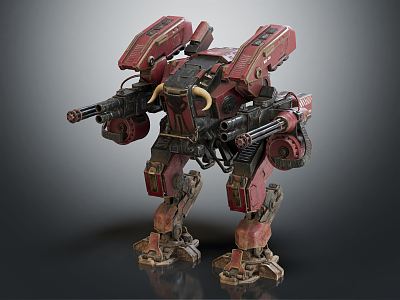 Industrial LOFT Robot Machine Warrior Machine Warfighter 3d model