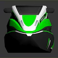 Green Hydrosport Jet Ski With Modern Sleek Design Streamlined Body And Solar Panel