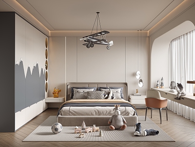 Boys' Children's Room 3d model